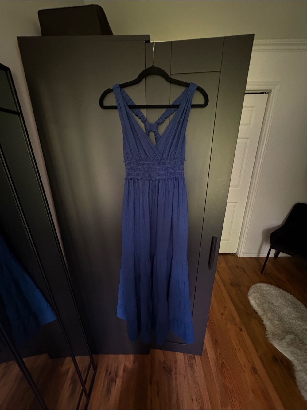 Blue Sleeveless Maxi Dress - Brand Unknown